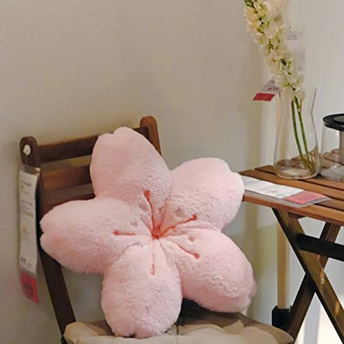 Cherry Blossom Kawaii Plush Pillow for Aesthetic Decor