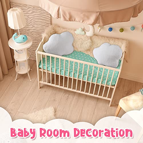 Kawaii Cloud Plush Throw Pillows - 2 Pack