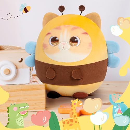 Mewaii Kawaii Cat Bee Plush Toy Pillow