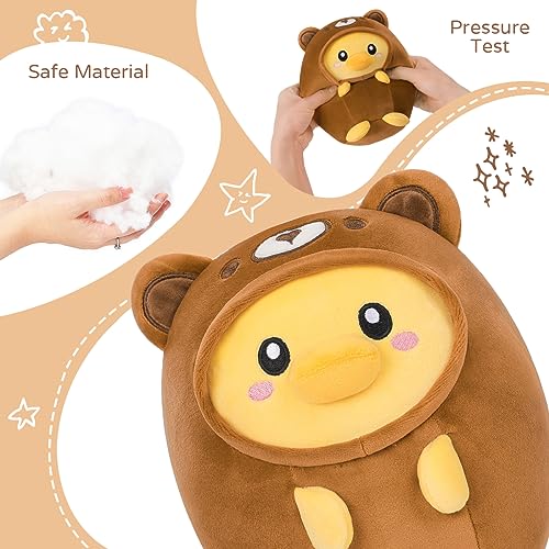 Cute Kawaii Duck Bear Plush Pillow 8