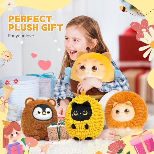 Mewaii Kawaii Cat Bee Plush Toy Pillow