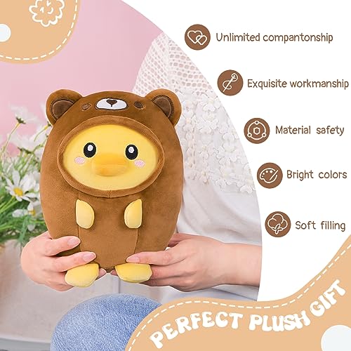 Cute Kawaii Duck Bear Plush Pillow 8