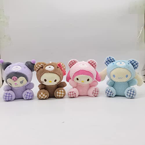 Kawaii Plush Toy Set - 6 Adorable Characters