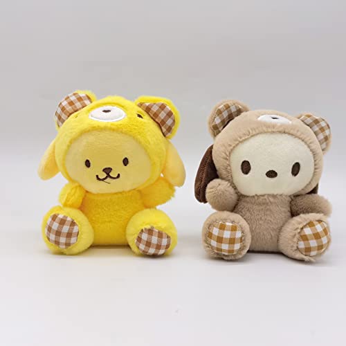 Kawaii Plush Toy Set - 6 Adorable Characters