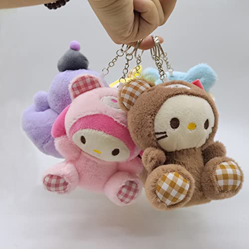 Kawaii Plush Toy Set - 6 Adorable Characters