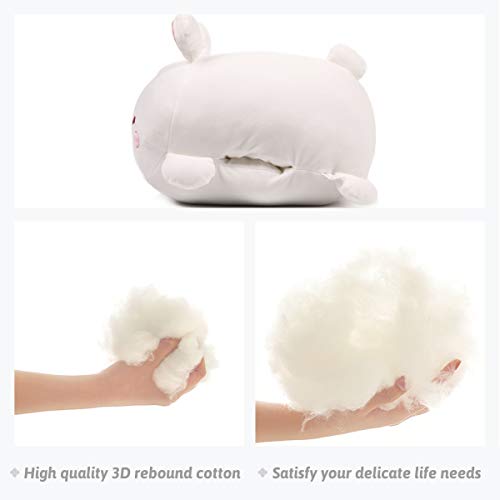 Snuggly Kawaii Bunny Plush Pillow for Kids