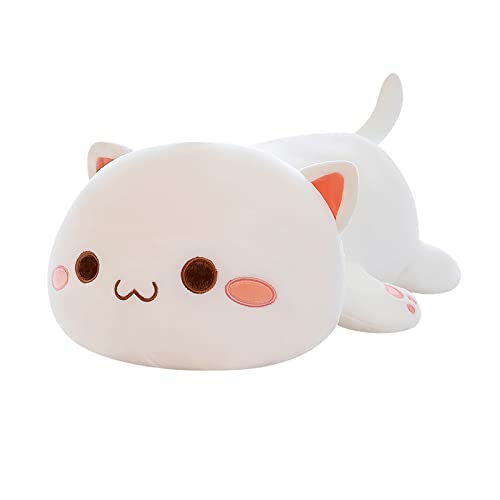 Kawaii Cat Plush Pillow - 15in Soft Toy