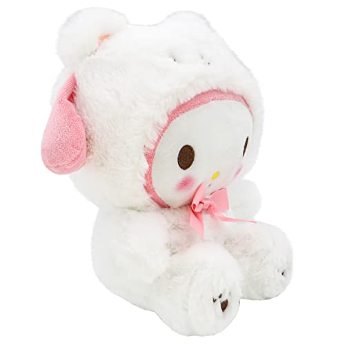 Kawaii Cartoon White Bear Plush Toy Collection