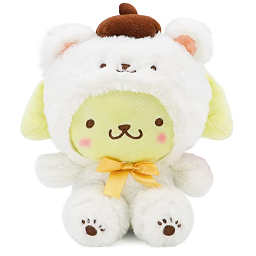Kawaii Cartoon White Bear Plush Doll Toy