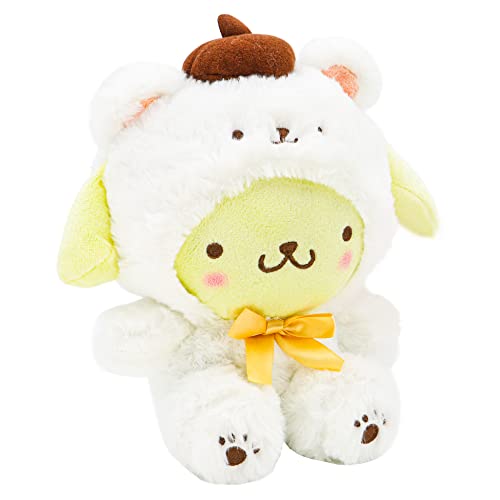 Kawaii Cartoon White Bear Plush Doll Toy