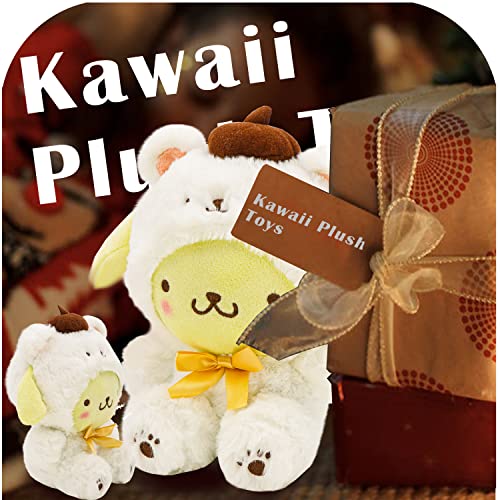 Kawaii Cartoon White Bear Plush Doll Toy