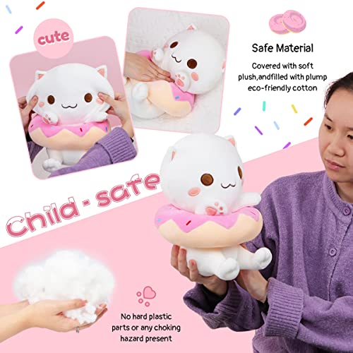 Super Soft Kawaii Donut Cat Plush Toy 10
