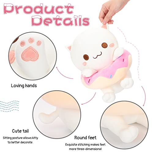 Super Soft Kawaii Donut Cat Plush Toy 10