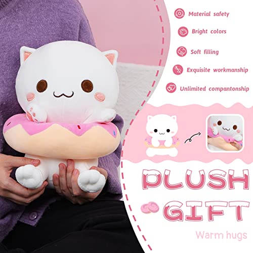 Super Soft Kawaii Donut Cat Plush Toy 10