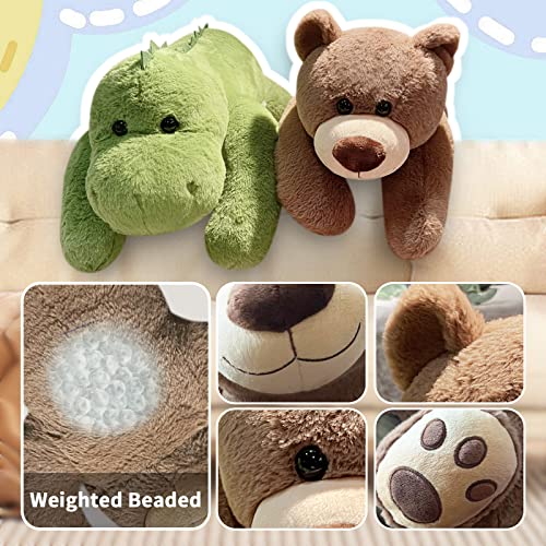 Mewkou 24" Weighted Kawaii Plush Bear Toy