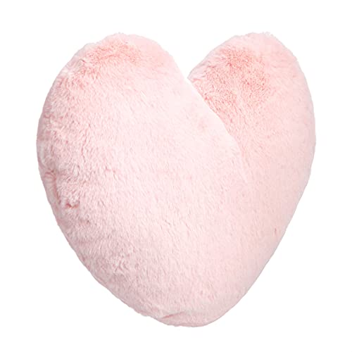 Peony Pink Heart Kawaii Plush Pillow 10.5