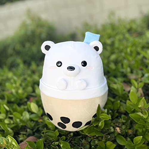 Kawaii Avocatt Polar Bear Boba Plush Toy