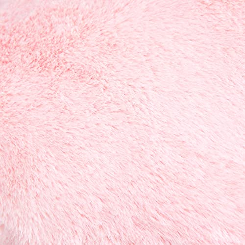 Peony Pink Heart Kawaii Plush Pillow 10.5