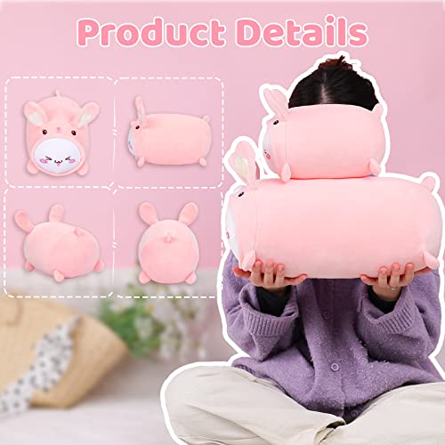 Kawaii Cat Rabbit Plush Pillow 8” Toy