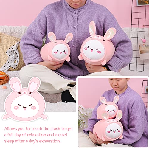 Kawaii Cat Rabbit Plush Pillow 8” Toy