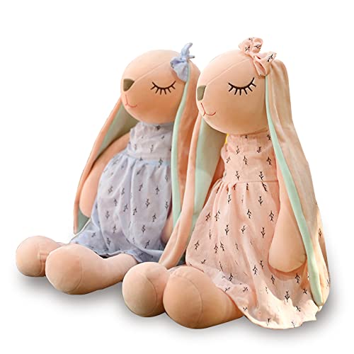 Kawaii Plush Bunny Set - Super Soft Rabbit Dolls