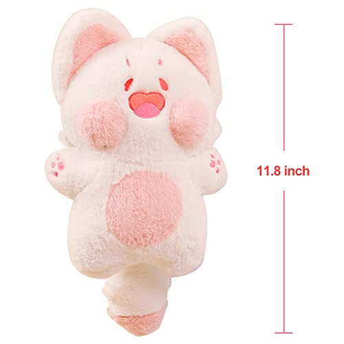 Adorable Peachcat Kawaii Cat Plush Pillow 11.8