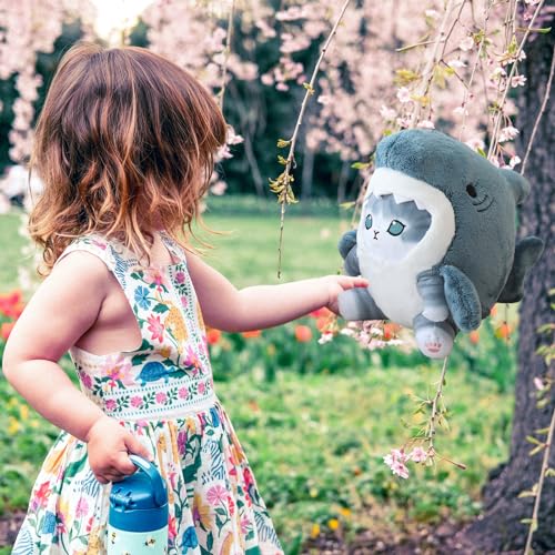 Cute Kawaii Shark Cat Plush Toy - 9 Inch