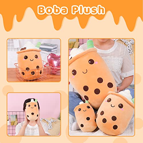 Kawaii Bubble Tea Plush Pillow - Soft & Huggable