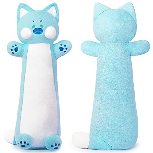 Adorable Snowolf Cat Plush Toy - Soft & Cuddly
