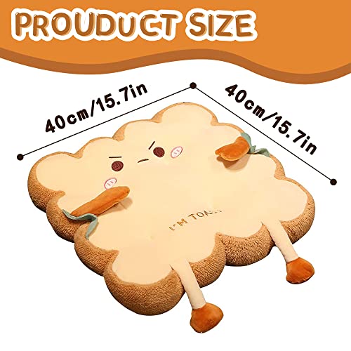 Kawaii Aggrieved Toast Bread Plush Cushion