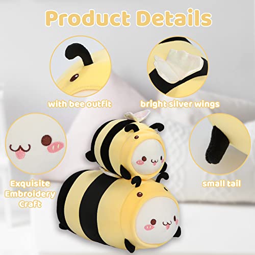 Adorable 8" Kawaii Cat Bee Plush Toy
