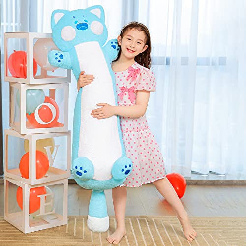 Adorable Snowolf Cat Plush Toy - Soft & Cuddly