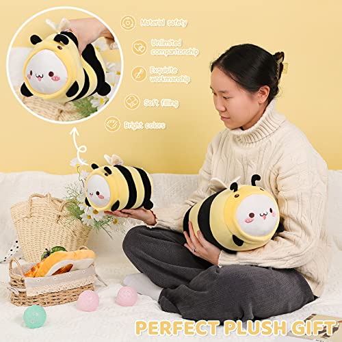 Adorable 8" Kawaii Cat Bee Plush Toy