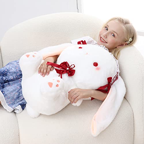 YOMOTREE Kawaii Weighted Lolita Bunny Plush Toy