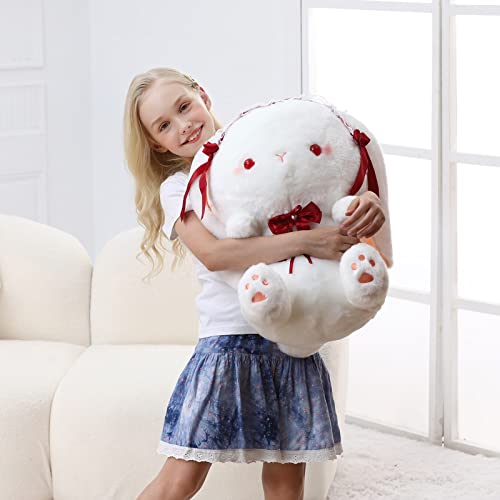 YOMOTREE Kawaii Weighted Lolita Bunny Plush Toy