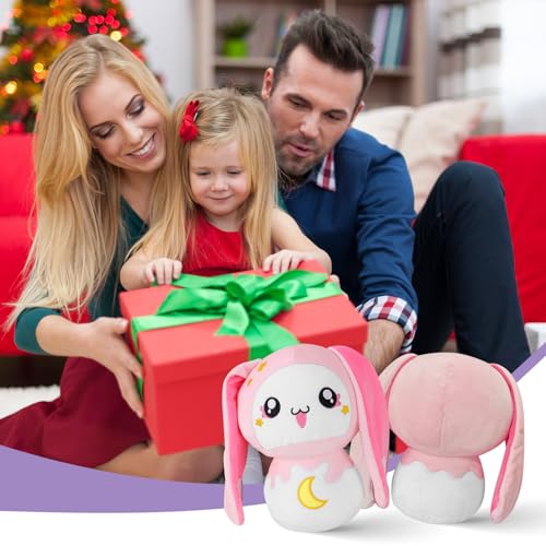 Adorable 8-Inch Floppy Eared Bunny Plush Toy