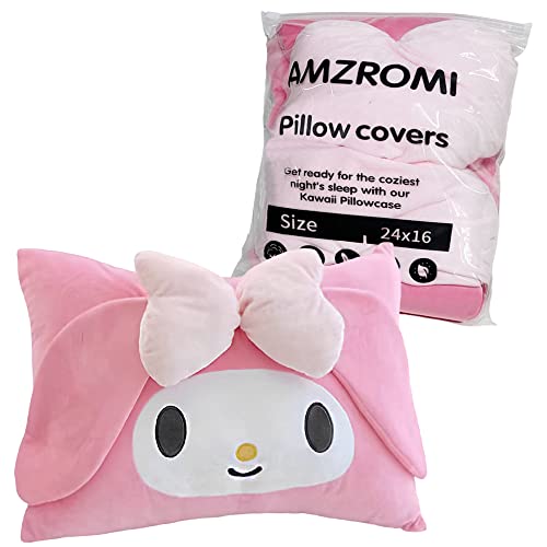 Kawaii Cute Girl Plush Pillowcase - 62x42CM