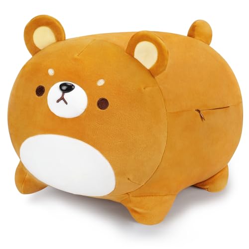 Auspicious Brown Bear Kawaii Plush Toy - 16