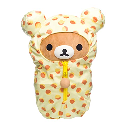Rilakkuma Sleeping Bag Plush - Castella Cake