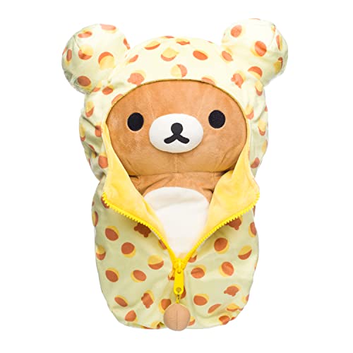 Rilakkuma Sleeping Bag Plush - Castella Cake