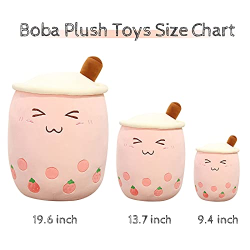 Cute Kawaii Boba Plushie Bubble Tea Pillow
