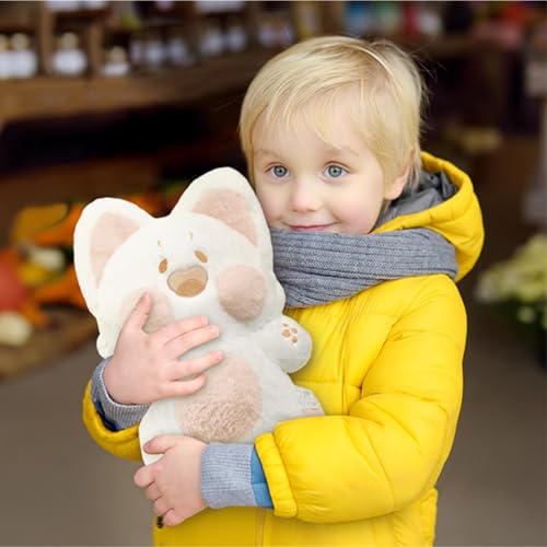 Peachcat Kawaii Cat Plush Pillow with Wings