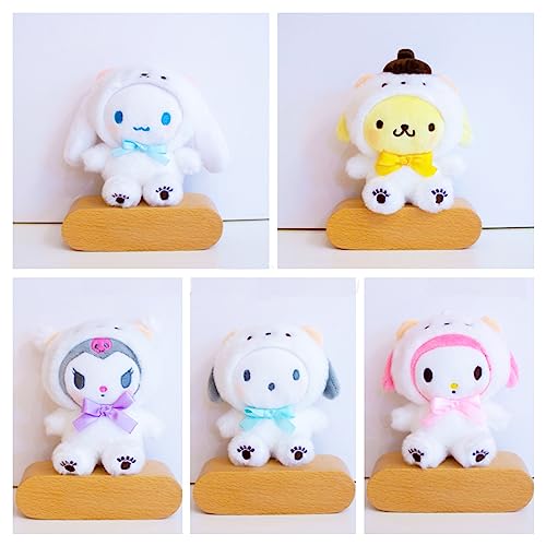 Cute Cartoon Kawaii White Bear Plush Doll