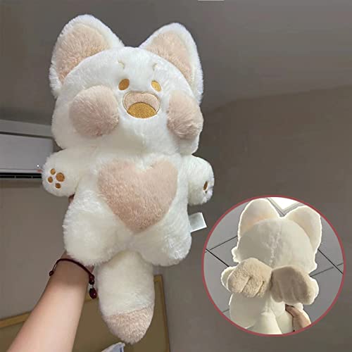 Peachcat Kawaii Cat Plush Pillow with Wings