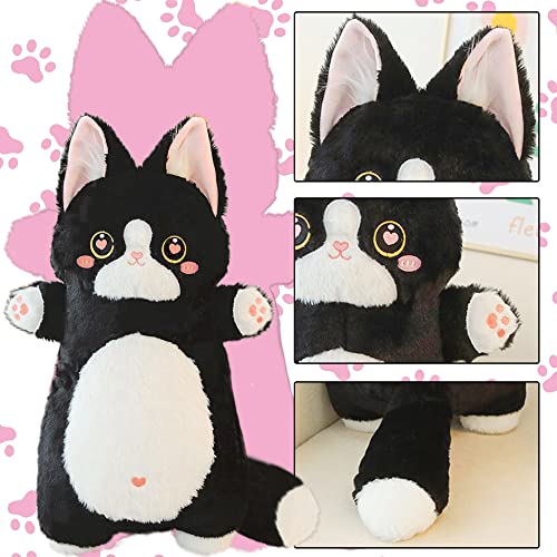 Kawaii Black Cat Plush Body Pillow 21