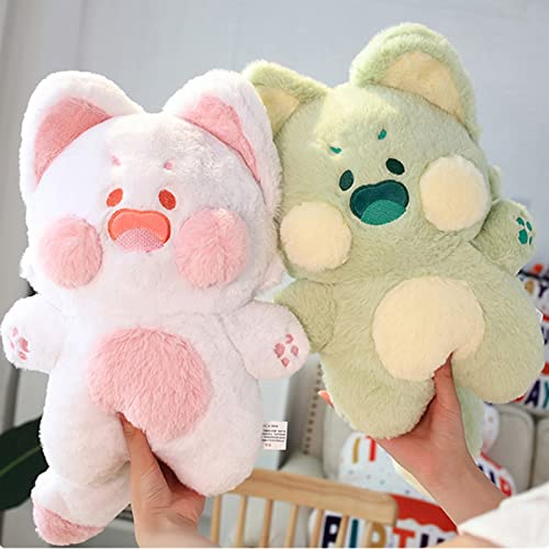 Peachcat Kawaii Cat Plush Pillow with Wings