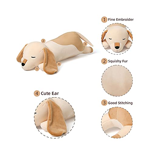 Cute 20-Inch Kawaii Dog Plush Toy Pillow