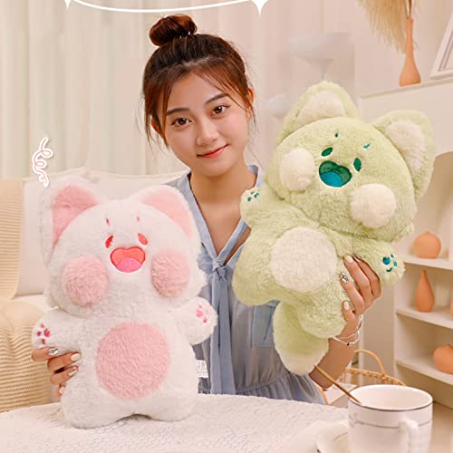 Peachcat Kawaii Cat Plush Pillow with Wings