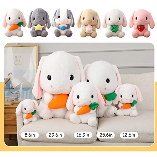 Kawaii Bunny Plush Toy with Carrot Cuddles