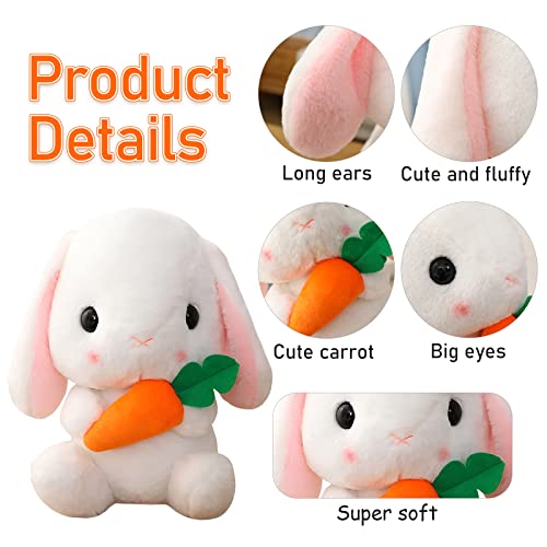 Kawaii Bunny Plush Toy with Carrot Cuddles